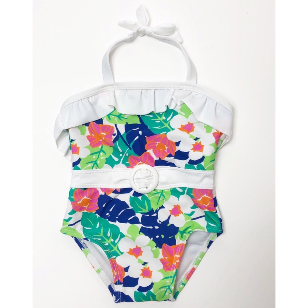 Janie and jack floral swimsuit